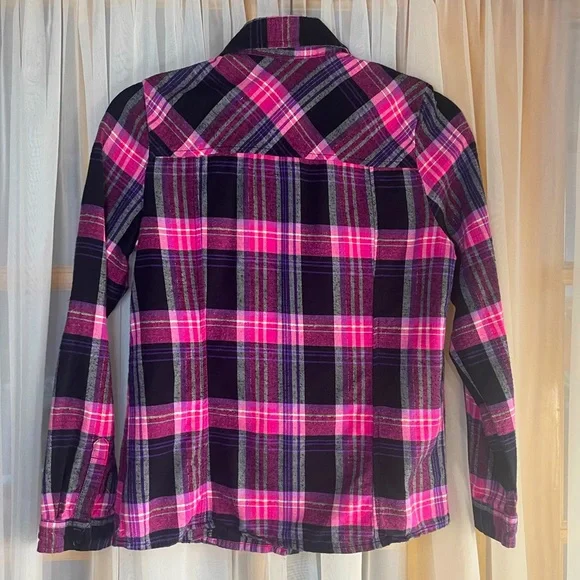 Itm 0053 George plaid button up shirt size XS - Picture 4 of 8